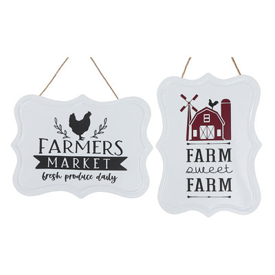 «Farm Sweet Farm, Farmer's Market», art textuel
