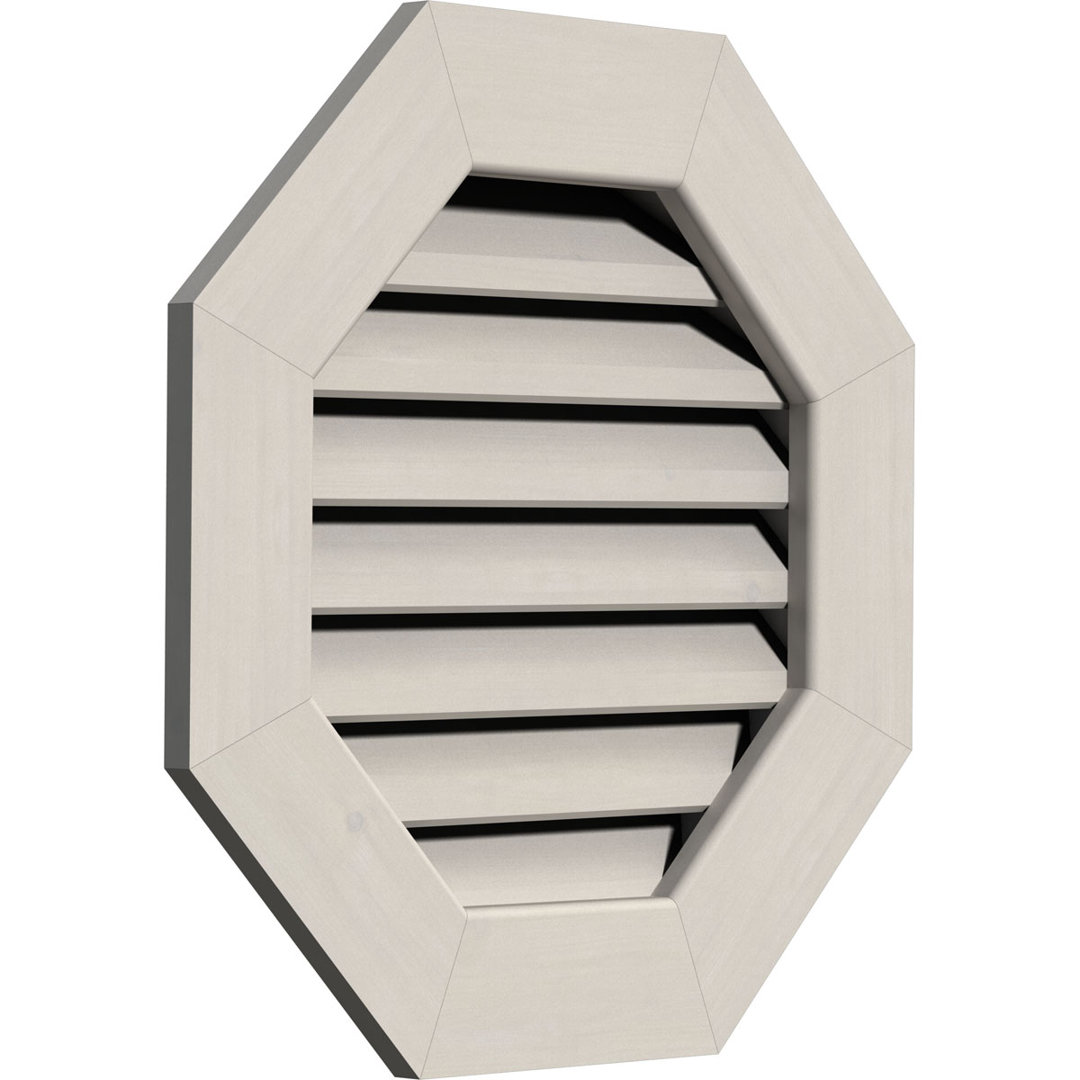 Ekena Millwork Wood Louver / Gable Vent Ekena Millwork Size (Frame & Rough 