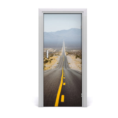 View Road Door Decal