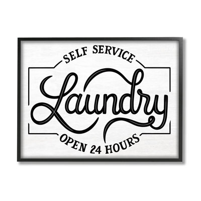 «Self Service Laundry Open», art de la giclée par Jalynn Heerdt