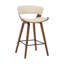 Chaise de bar à hauteur de comptoir en fer 37 po avec repose-pieds-2071405025