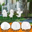 Ensemble de 3 décorations de jardin d'Halloween fantôme pour la fête d'Halloween