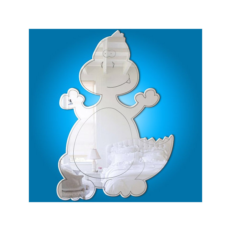 Flat Wall Mirror, 30 cm H x 20 cm W x 0.3 cm D