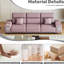 Upholstered 43.69 " Fabric Power Reclining Sectional
