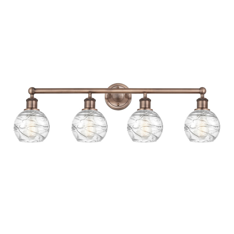 Cambria 4 - Light Dimmable Vanity Light, Antique Copper