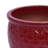 Handmade Ceramic Flower Pot Set of 3, 15/12/10 Inch Diameter, Deep Red with Floral Embossed Pattern, for Orchids Indoor/Outdoor Use on Windowsill & Bookshelf, Breathable Clay-1673360890