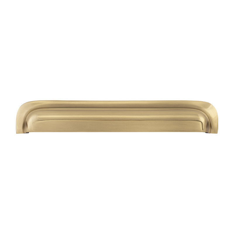 Edgewood Cup / Bin Pull, 6 5/16", Antique Brass