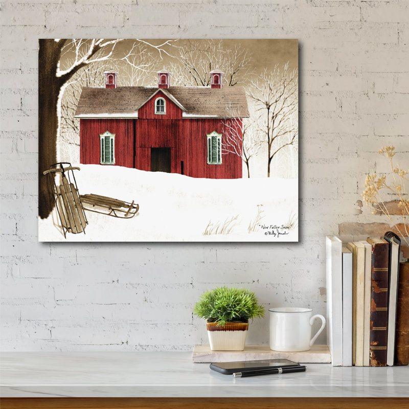 « New Fallen Snow », reproduction d’art sur toile tendue, H 30 po x l 40 po x P 1,5 po