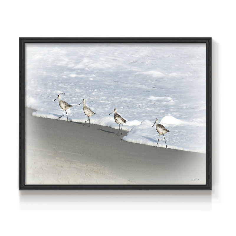 «Sandpipers II», reproduction encadrée
