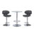 Aishvi 2 - Person Pedestal Dining Set-828522061-828522160