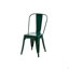 Ensemble de 2 chaises de salle à manger en métal ultrabrillant de 18 pouces de hauteur-1293422198-1293422153