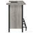 Grey Driftwood Freestanding Bar Unit