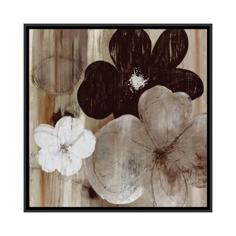 Pearce - impression sur toile tendue, H 26 po x l 26 po x P 1,5 po, Toile avec cadre noir