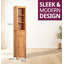 Hatcher Solid Wood Linen Cabinet