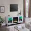 Console 70 po avec foyer et foyer 70 po