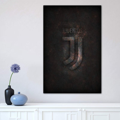 Juventus 1 Piece Wrapped Canvas Wall Art