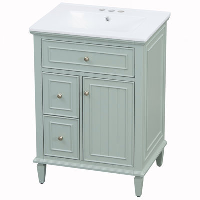 Bathroom Vanity Cabinet With One Flip Drawer