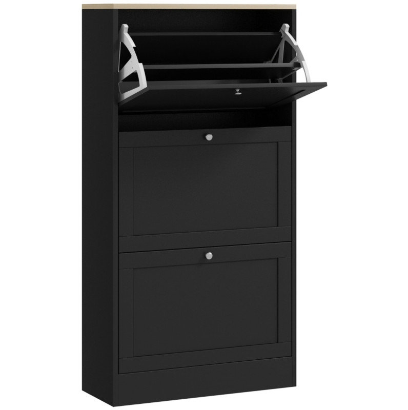 18 Pair Flip Down Shoe Storage