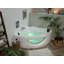 Obregon 2050mm x 146mm Corner Whirlpool Acrylic Bathtub with Tap