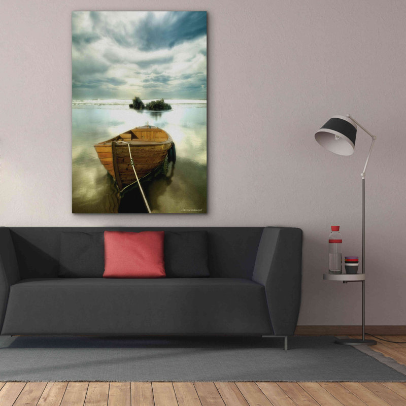 «Devorah The Old Boat On Canvas» par Carlos Casamayor, reproduction, H 60 po x l 40 po x P 1,5 po