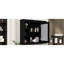 Armoire de rangement pour miroir de salle de bain 35 po x 28 po - Moderne, polyvalente, armoire avec design moderne, beaucoup d'espace