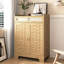 Armoire pour îlot de cuisine moderne avec tiroir et tablette réglable pour le rangement des serviettes de salle de bain de style comptoir