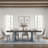 Wauneta Extendable Double Pedestal Dining Table