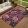 Machine Washable Indoor/Outdoor Mattis ACN2295 Floral Rug