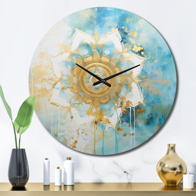 Horloge murale Divine Mandala