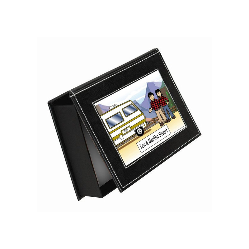 Faux Leather Memory Box