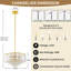 Lustre moderne en cristal à 4 niveaux-957606497-957606511