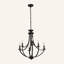 Lustre 6 lumières à intensité variable