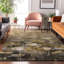 Tapis taupe Cerrito lavable à la machine de qualité supérieure-105698165