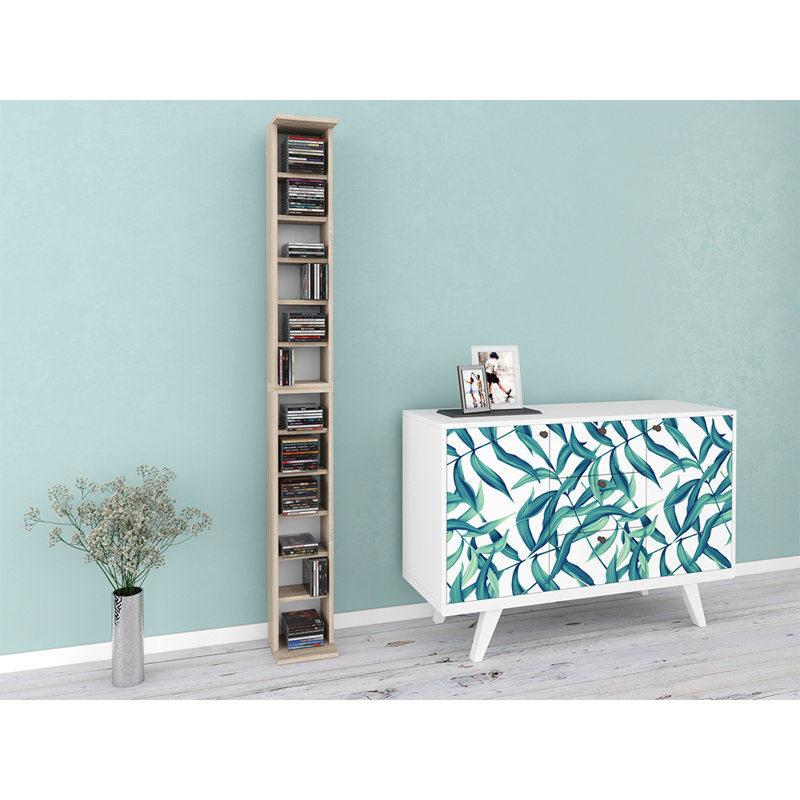 H Media Shelves, Sonoma oak