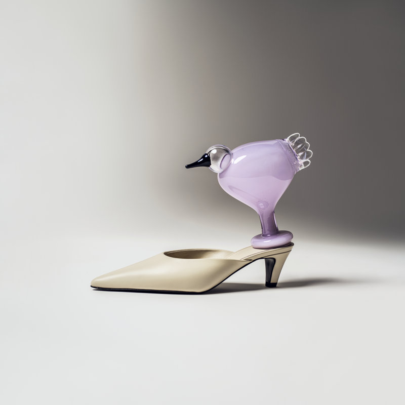 Birds by Toikka Leppäinen Bird Figurine, Light Lilac