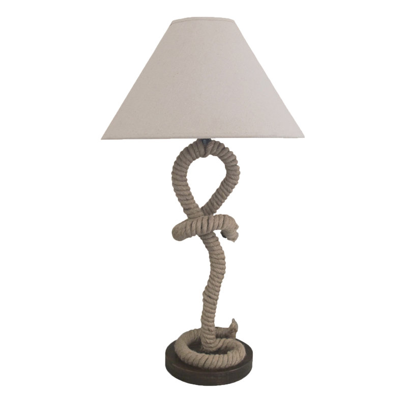 Lampe de table 19 po corde Brummitt