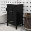 Ensemble de meuble-lavabo 20 po style rétro