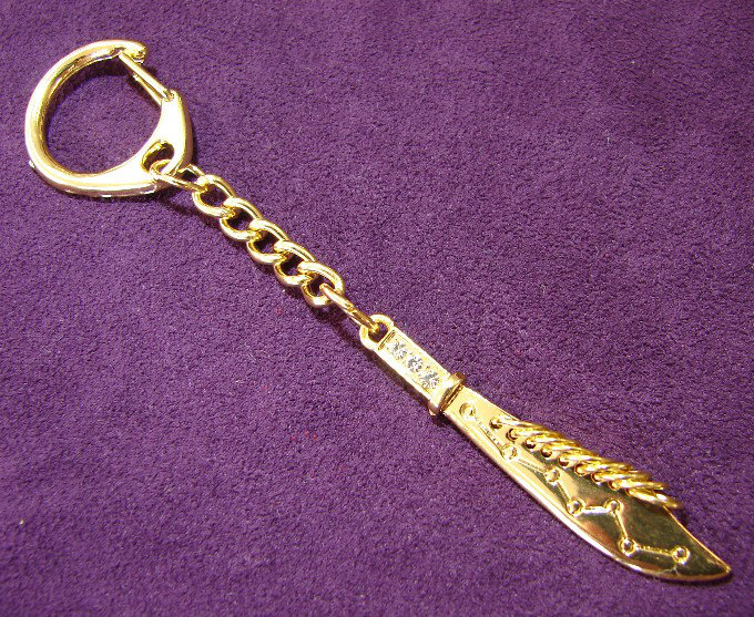 Chaîne de porte-clé à 9 anneaux