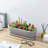 Oval Concrete Decorative Flower Pot Planter