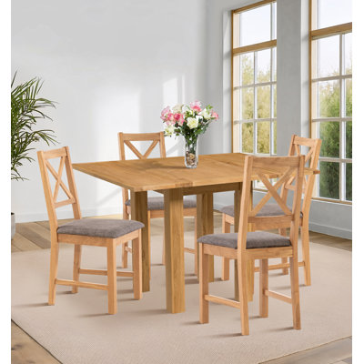 4 - Person Solid Oak Dining Set