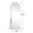Luziano Solid Wood Arch Wall Mirror-97422330-97422329