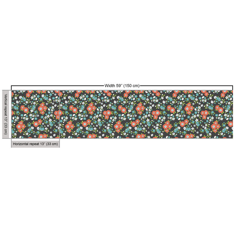 Chika Floret with Flowers Blossom Multi-Purpose Fabric