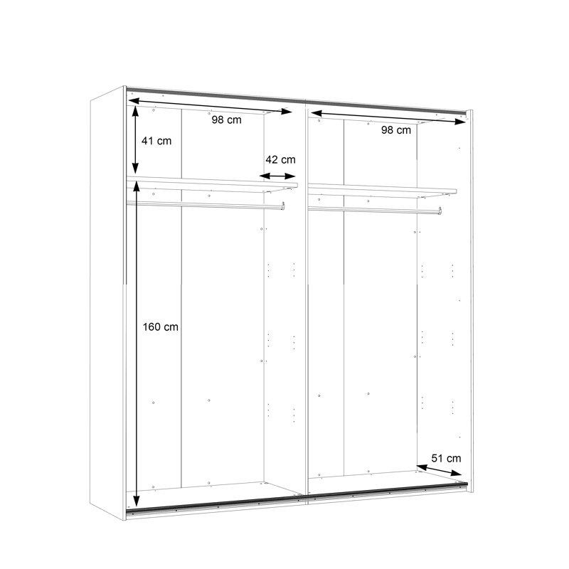Rehedul Manufactured Wood Wardrobe
