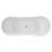 Philo 59 Inch Acrylic Double Slipper Freestanding Tub-89019742-124368384