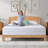 Medium Feeling Gel Memory Foam Mattress, Fibreglass Free, Breathable Knit Cover, Motion Isolation, Mattress in a Box-112549342-112549344