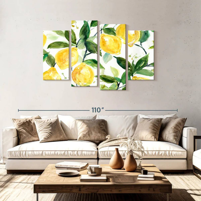 Yarlin Lemony Branches, 48" H x 75" W