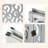 Ashfield & Harkness: Scroll 3 Panel Pet Gate - Grey-1775004373
