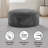 Round Faux Fur Bean Bag Chair-118602409