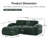 L-Shaped Boneless Sofa-374423905-374423906