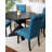 5-piece Dining Set, Cross-Buck Dining Table with 4 Stylish Chairs-376351890